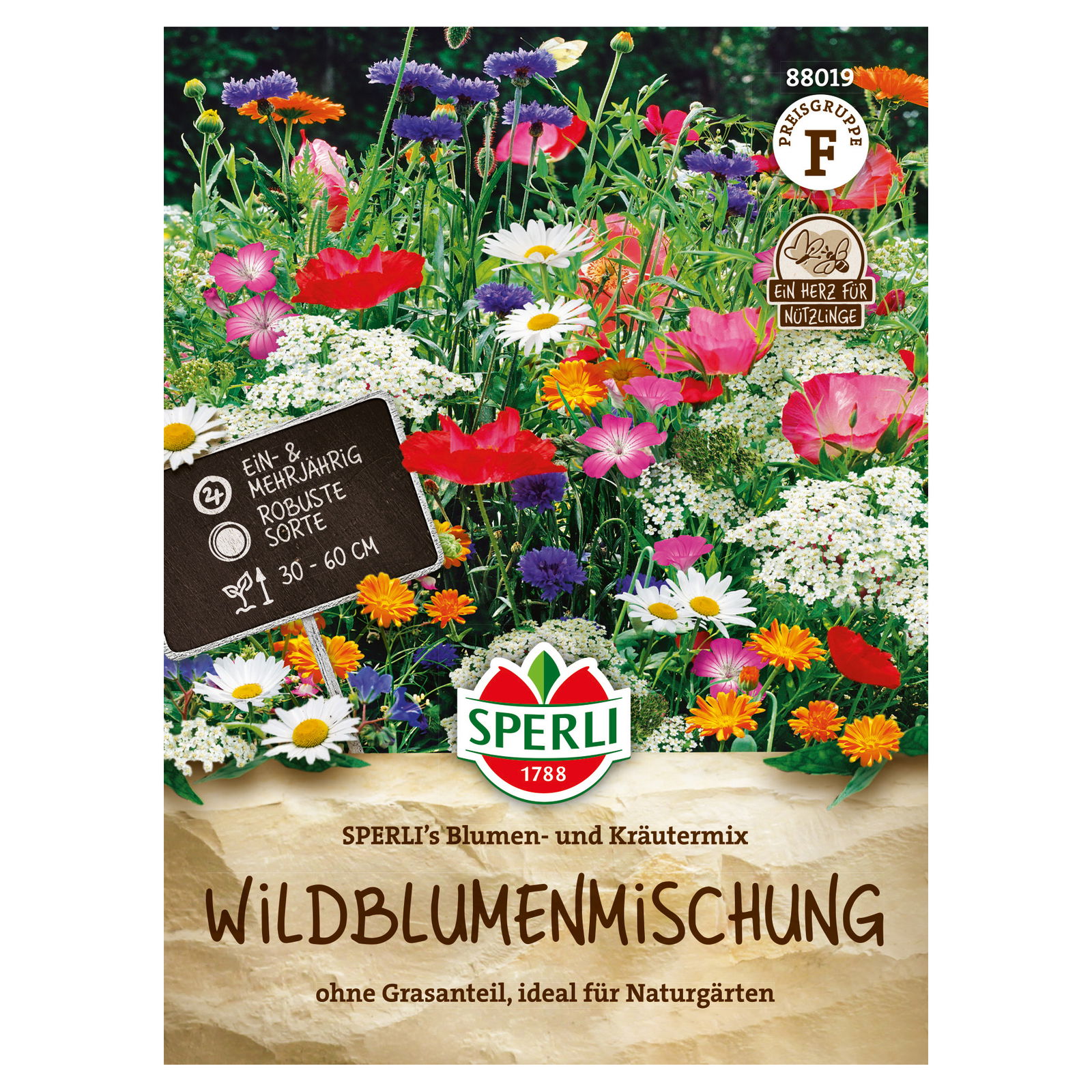 Sperli Blumensamenmischung, Wildblumenmischung 'SPERLI's Blumen-und Kräuermix' Sperli Blumensamenmischung, Wildblumenmischung 'SPERLI's Blumen-und Kräuermix'