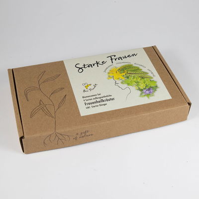 Kräuter für starke Frauen, vier Sorten