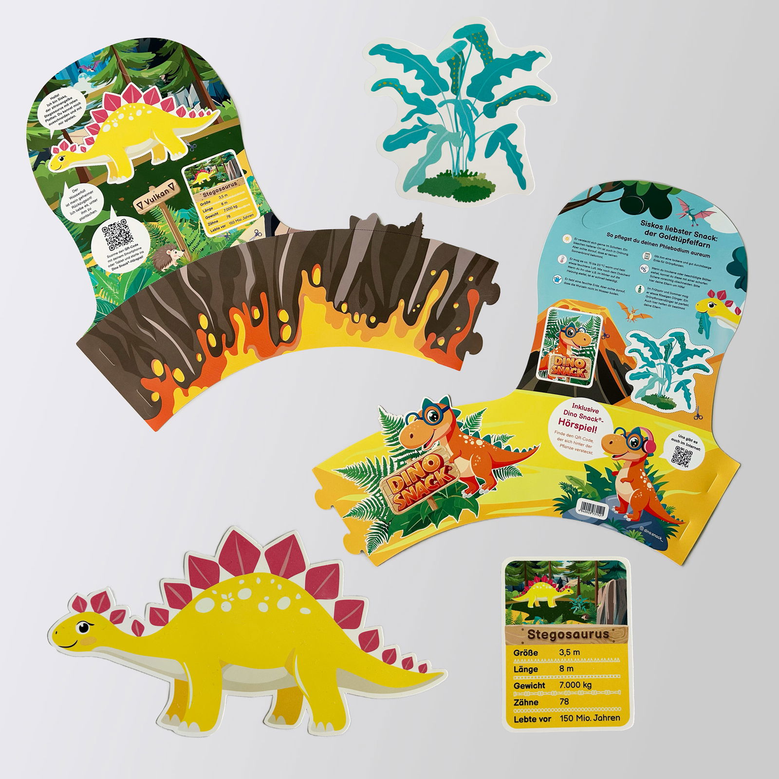 Dino Snack®, Sisko, Goldtüpfelfarn, Topf-Ø 14 cm