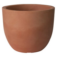 Euro 3 Plast Pflanzkübel 'Etria', terra, ca. Ø 34 x H 28 cm
