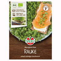 Bio-Saatgut, Bio-Microgreen-Saat 'Rauke', grün