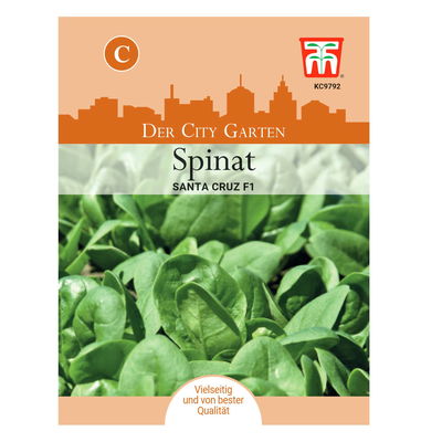 Gemüsesamen, Spinat 'Santa Cruz' F1, grün, 400 Stück Gemüsesamen, Spinat 'Santa Cruz' F1, grün, 400 Stück