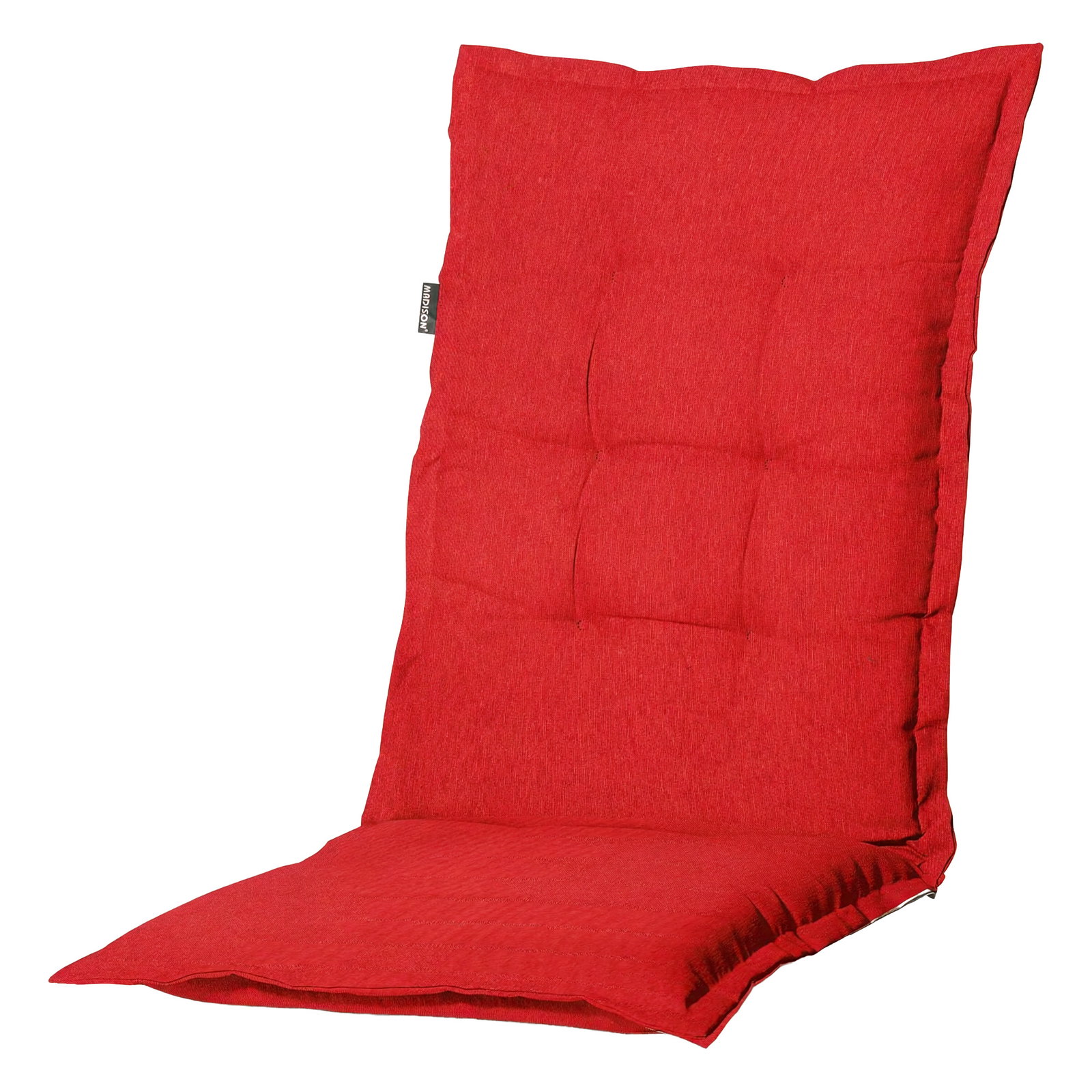 Niederlehnerauflage 'Panama', rot, ca. 105 x 50 cm