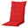 Niederlehnerauflage 'Panama', rot, ca. 105 x 50 cm Niederlehnerauflage 'Panama', rot, ca. 105 x 50 cm