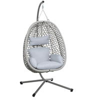 Hängesessel 'Topeka', grau