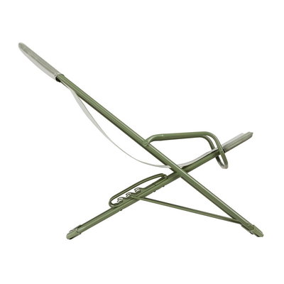 Lafuma Liegestuhl Transaswing Batyline ISO, moss