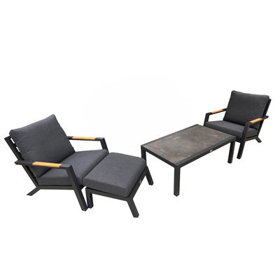 Loungeset 'Australien', 4tlg, anthrazit