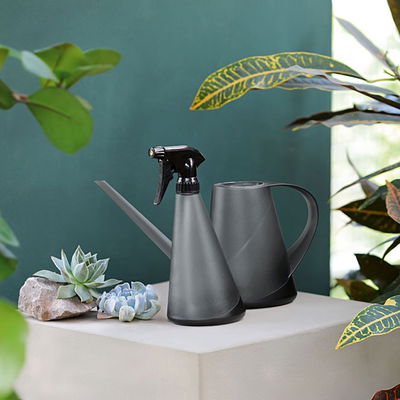 Blumenkanne 'Capri', transparent anthrazit, 1,3 Liter Blumenkanne 'Capri', transparent anthrazit, 1,3 Liter