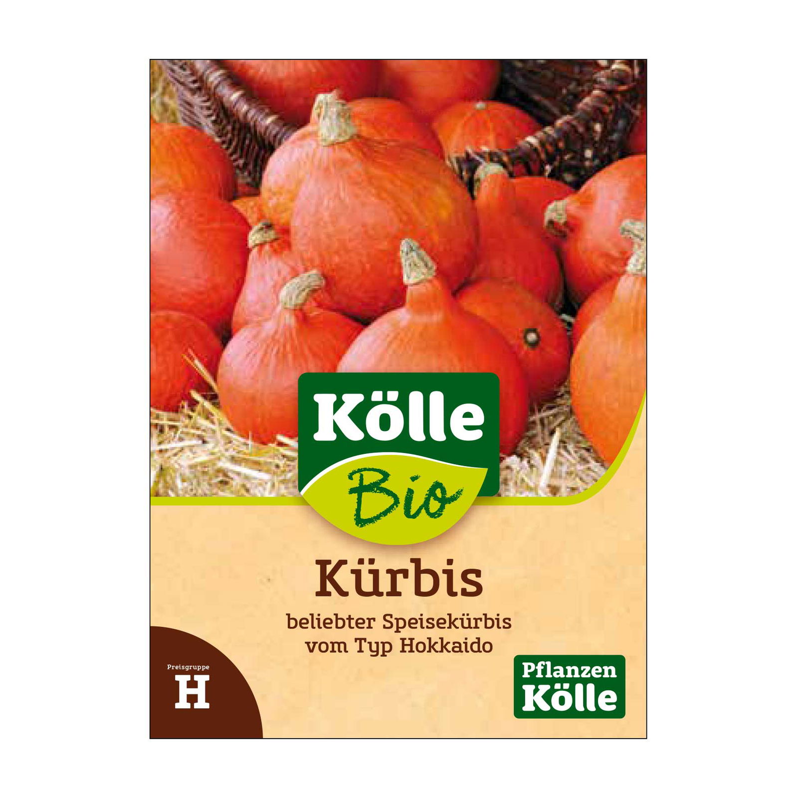 Kölle Bio Gemüsesamen Hokkaido-Kürbis