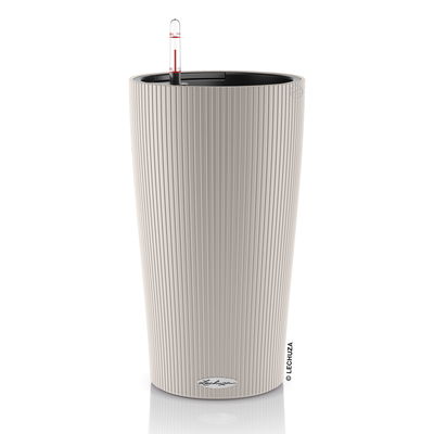 Lechuza 'Cilindro Color 23', sandbraun, ca. Ø 23 x H 41 cm