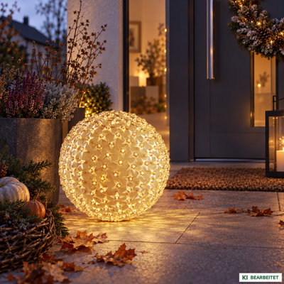 LED Kugel Sterne, 610 LEDs, warmweiß, Ø 45 cm LED Kugel Sterne, 610 LEDs, warmweiß, Ø 45 cm