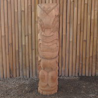 Tiki-Statue, Ø 25 x H 100 cm