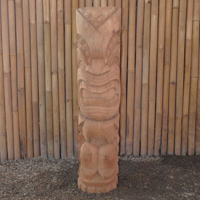 Tiki-Statue, Ø 25 x H 100 cm Tiki-Statue, Ø 25 x H 100 cm