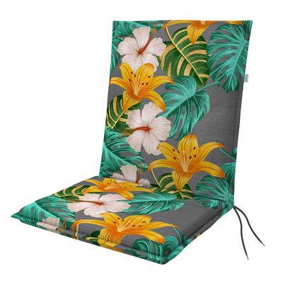 Doppler Niederlehnerauflage 'Blumen', ca. 110 x 48 cm