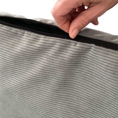 Tierbett 'Corvin', grau, ca. 15 x 49 x 70 cm