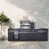 Buschbeck Outdoorküche 'Kingrange', schwarz