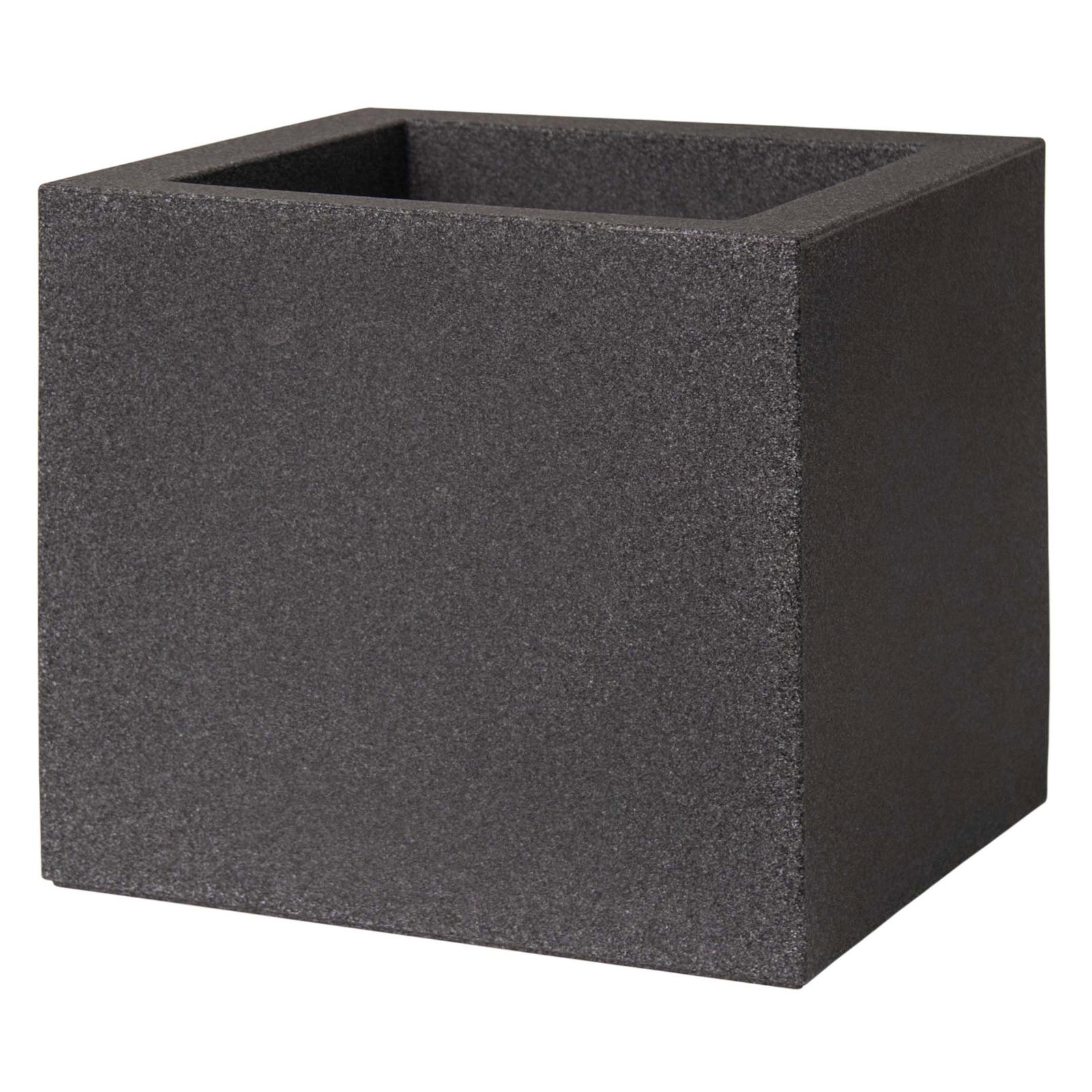 Euro 3 Plast Pflanzkübel 'Kube', granit, ca. 40 x 40 x H 40 cm Euro 3 Plast Pflanzkübel 'Kube', granit, ca. 40 x 40 x H 40 cm