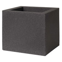 Euro 3 Plast Pflanzkübel 'Kube', granit, ca. 40 x 40 x H 40 cm Euro 3 Plast Pflanzkübel 'Kube', granit, ca. 40 x 40 x H 40 cm