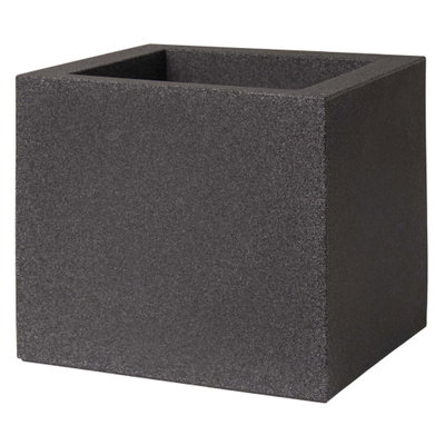 Euro 3 Plast Pflanzkübel 'Kube', granit, ca. 40 x 40 x H 40 cm Euro 3 Plast Pflanzkübel 'Kube', granit, ca. 40 x 40 x H 40 cm