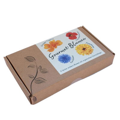 Blumensamen-Set Gourmet Blumen, essbar, bienenfreundlich, dekorativ