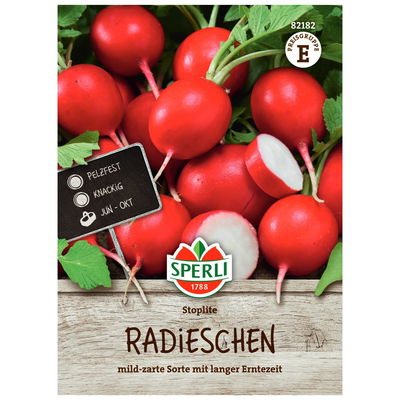Gemüsesamen, Radieschen 'Stoplite', rosa, weiß Gemüsesamen, Radieschen 'Stoplite', rosa, weiß