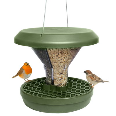 Swissinno Vogel-Futtersilo 'Davos', dunkelgrün