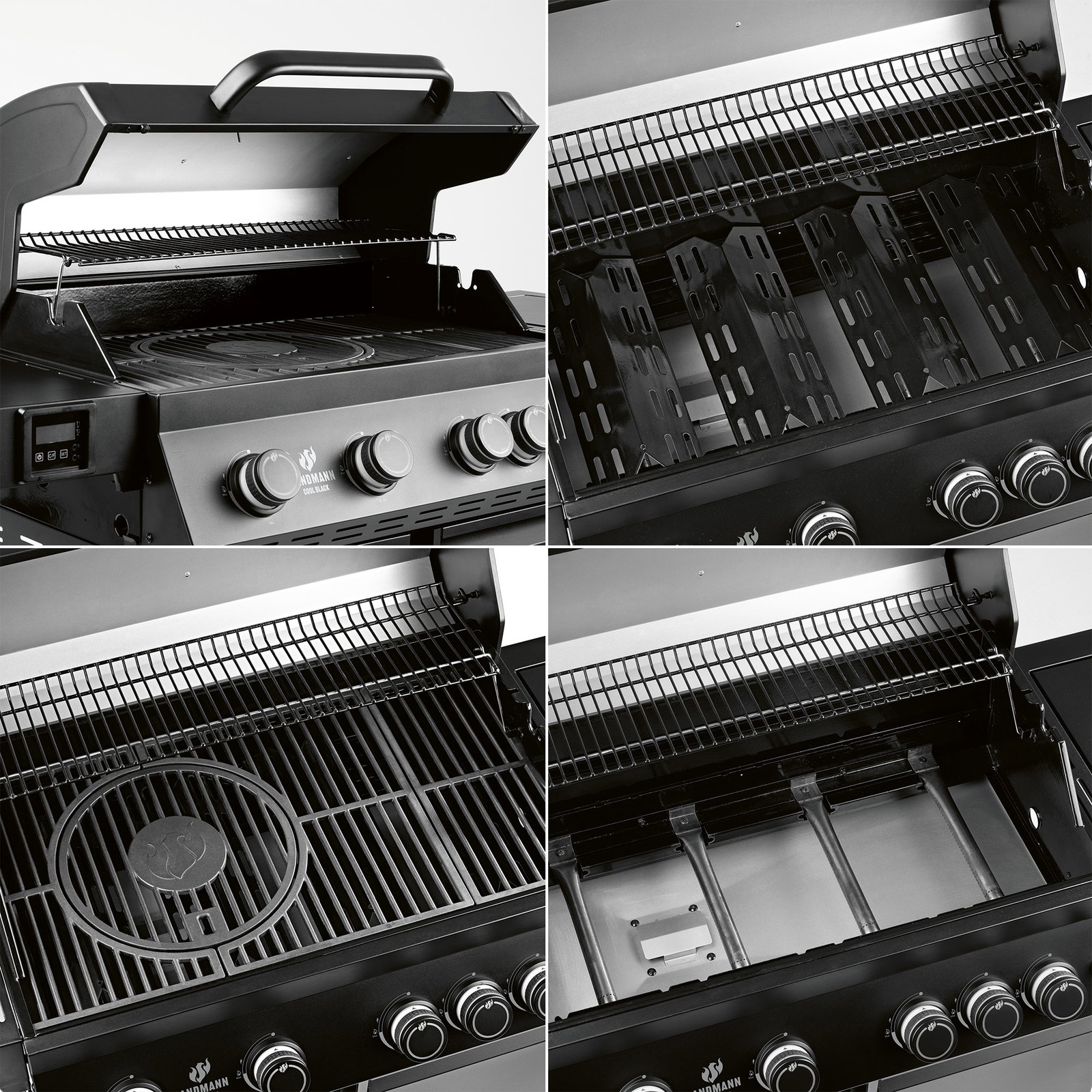 Landmann Gasgrill Cool Black 4.1 maxX, schwarz Landmann Gasgrill Cool Black 4.1 maxX, schwarz