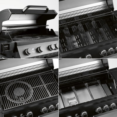 Landmann Gasgrill Cool Black 4.1 maxX, schwarz Landmann Gasgrill Cool Black 4.1 maxX, schwarz