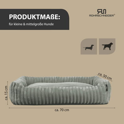 Silvio Design Tierbett 'Cody', grau, ca. 50 x 70 cm Silvio Design Tierbett 'Cody', grau, ca. 50 x 70 cm