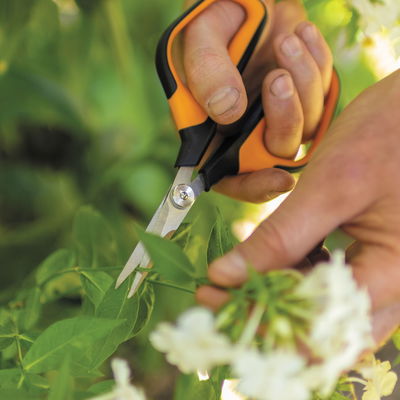 Gartenschere 'Solid', schwarz/orange