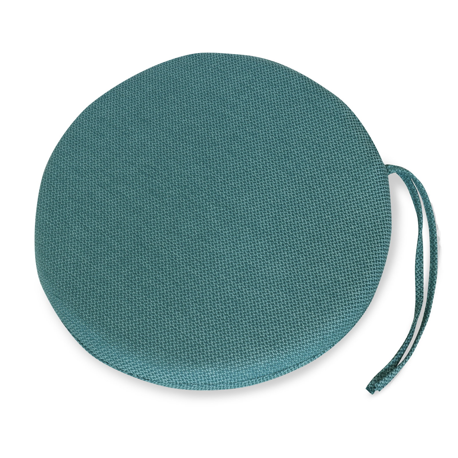 Kölles Beste Sitzkissen 'Twist', petrol, ca. Ø 38 cm