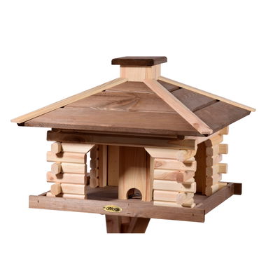 Futterhaus mit Futtersilo, FSC-Holz, 50 x 50 x 38 cm Futterhaus mit Futtersilo, FSC-Holz, 50 x 50 x 38 cm