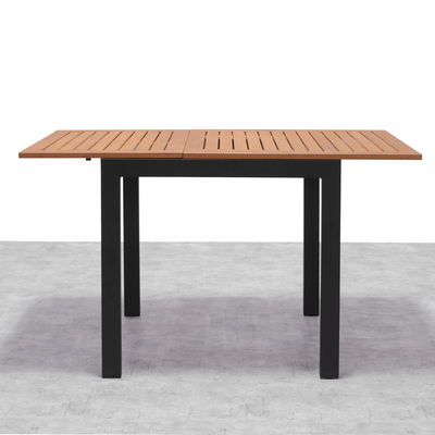 Ausziehtisch 'Kingsbury', schwarz/braun, 75/126 x 70 cm Ausziehtisch 'Kingsbury', schwarz/braun, 75/126 x 70 cm