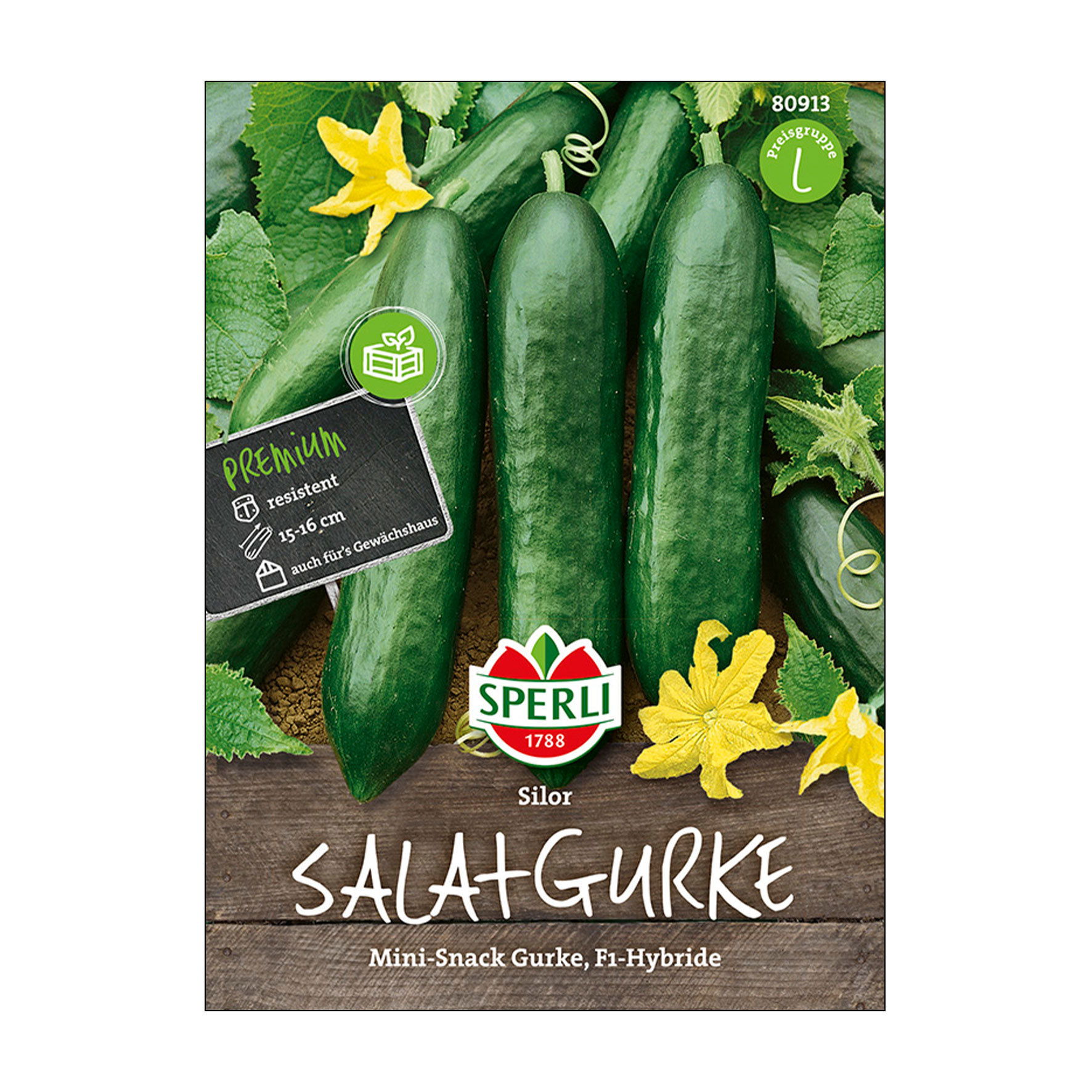 Salatgurke 'Silor' Saatgut von SPERLI online kaufen PflanzenKölle