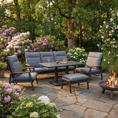 Kölle Hocker 'Malibu', anthrazit