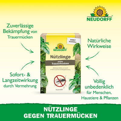 Neudorff Bestell-Set Nützlinge gegen Trauermücken, 5 Mio Stück Neudorff Bestell-Set Nützlinge gegen Trauermücken, 5 Mio Stück