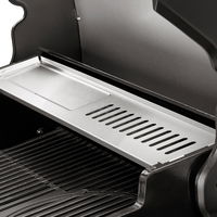 Enders Gasgrill Hyde 4 SIKR Turbo, schwarz, inkl. Wetterschutzhülle