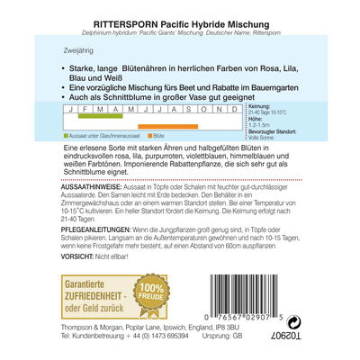 Thompson & Morgan Rittersporn 'Pacific Giant Mischung'