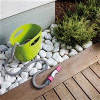 Aquapop mit selbstaufdehnbarem Schlauch, 5-15m, Lime, Kunststoff / Polyester