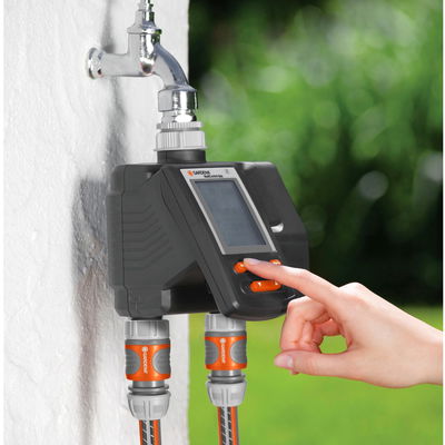 Bewässerungscomputer, Gardena, 2 Gartenbereiche, 3 Vorgänge täglich Bewässerungscomputer, Gardena, 2 Gartenbereiche, 3 Vorgänge täglich