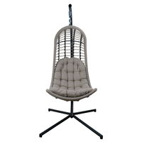 Sungörl Hängesessel 'Bardolino' inkl. Auflagen, anthrazit/braun