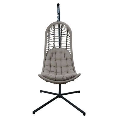 Sungörl Hängesessel 'Bardolino' inkl. Auflagen, anthrazit/braun