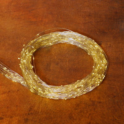 Kölle LED Silberdraht Regen, klassisch warm, 700 LEDs, Länge ca. 2,5 m Kölle LED Silberdraht Regen, klassisch warm, 700 LEDs, Länge ca. 2,5 m