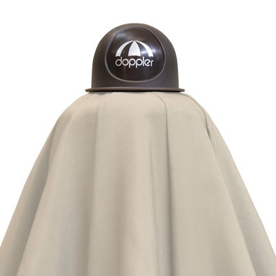 Doppler Kurbelschirm 'Alu-Wood Ultra', natur, ca. 300 x 200 cm Doppler Kurbelschirm 'Alu-Wood Ultra', natur, ca. 300 x 200 cm