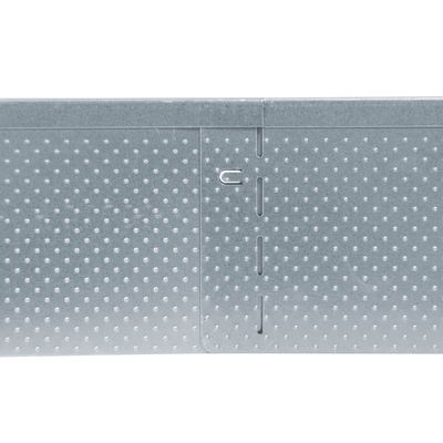 Rasenkante 'Noppen', verzinkt, H13 x L118 cm Rasenkante 'Noppen', verzinkt, H13 x L118 cm