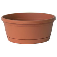 Euro 3 Plast Pflanzschale 'Libis', terra, ca. Ø 25 x H 11 cm Euro 3 Plast Pflanzschale 'Libis', terra, ca. Ø 25 x H 11 cm