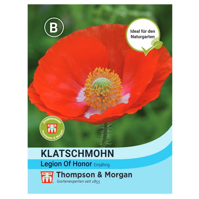 Thompson & Morgan Saatgut, Klatschmohn 'Legion of Honor'