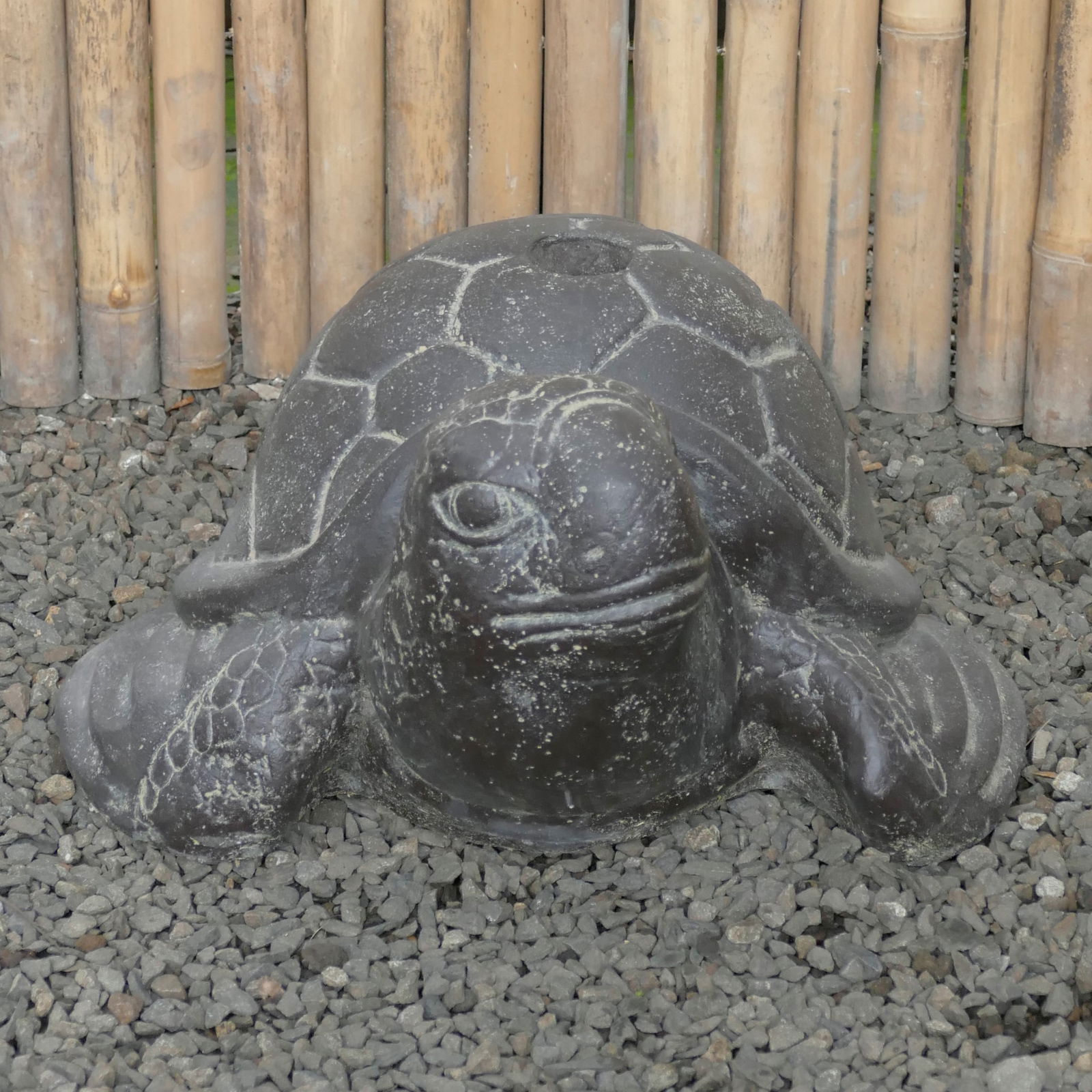 Gartenfigur 'Antik Schildkröte', Kunststein, 48 x 52 x 30 cm