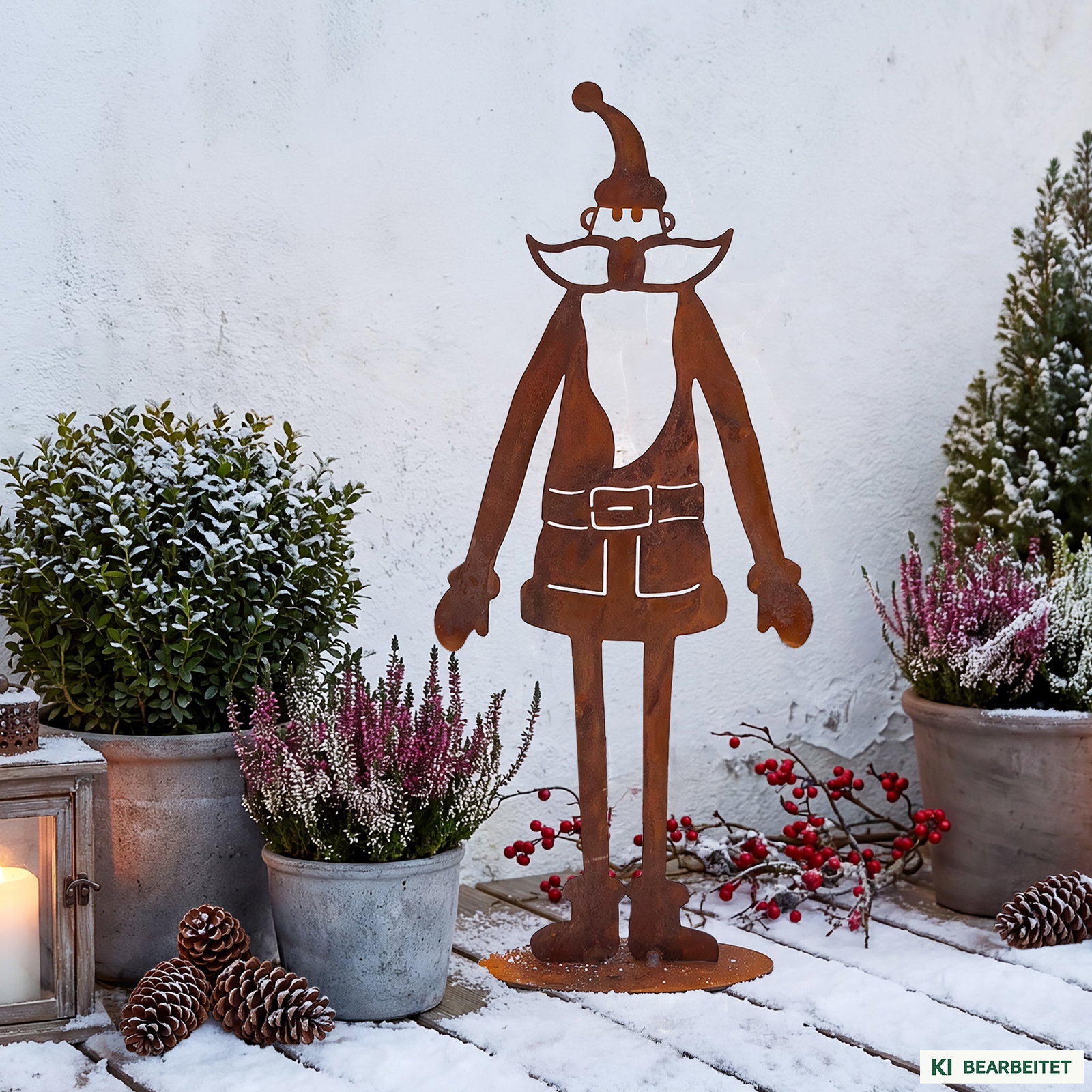 Weihnachtsmann 'Robert 500', rostfarben, Höhe ca. 50 cm Weihnachtsmann 'Robert 500', rostfarben, Höhe ca. 50 cm