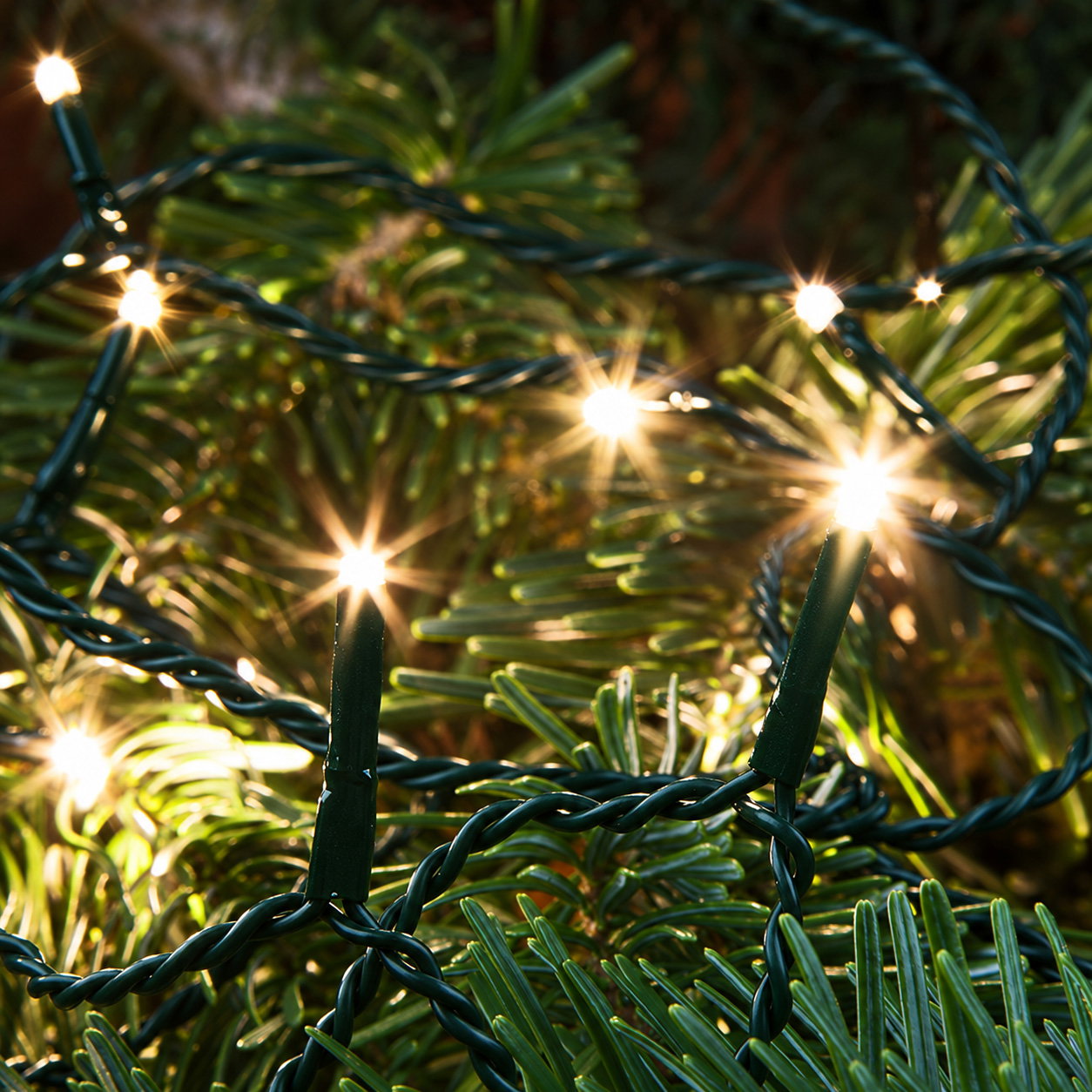 Kölle LED Lichterkette Compact Lights, warmweiß, 1000 LEDs, Länge ca. 22,5 m